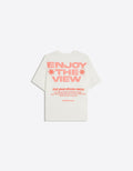 white sleeve T-shirt