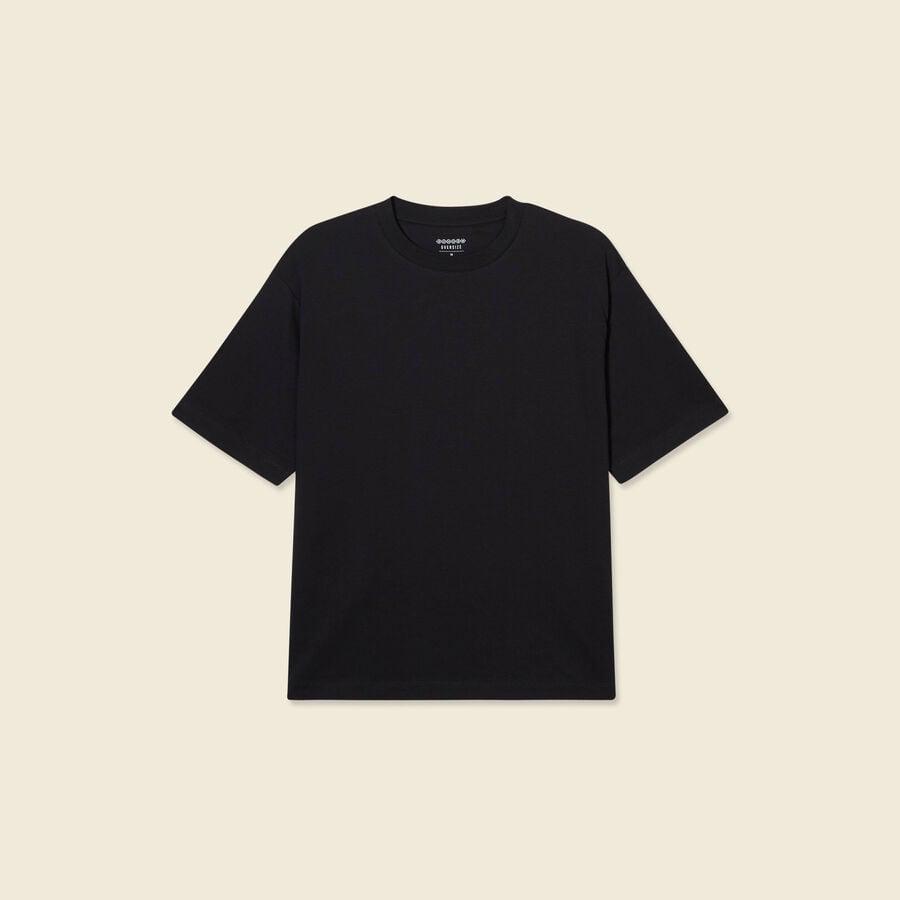 black T-shirt
